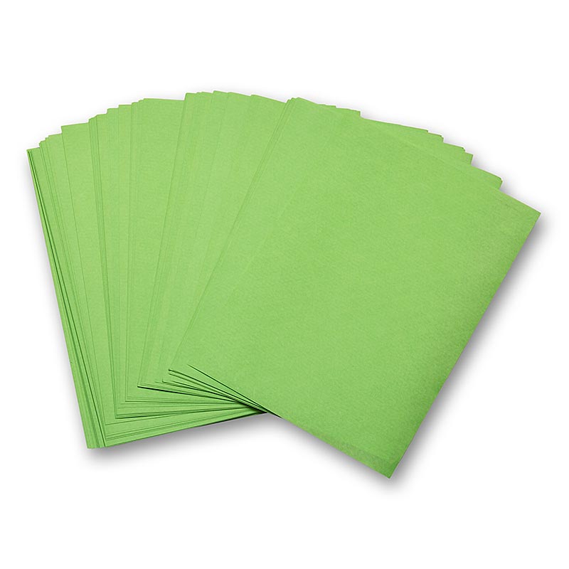 Einschlagpapier, fettbeständig, Zuschnitte, grün, 19x28 cm, 1.000 St