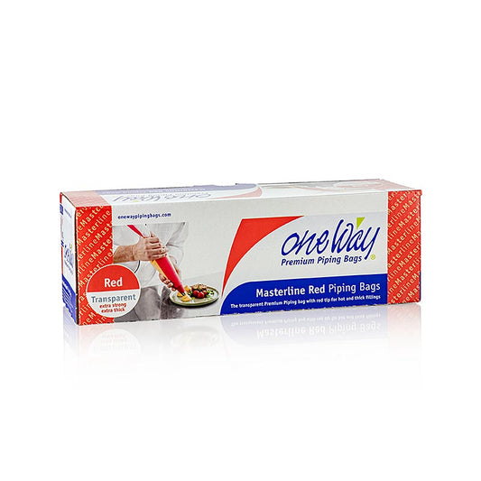 Spritzbeutel, Einweg, 59x28 cm, One Way Masterline, Red / HOT, 2,55 L, 74 St