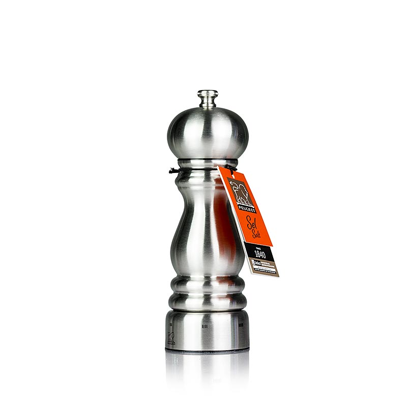 Peugeot Salzmühle PARIS U´SELECT, 18cm hoch, einstellbar, Edelstahl, 1 St