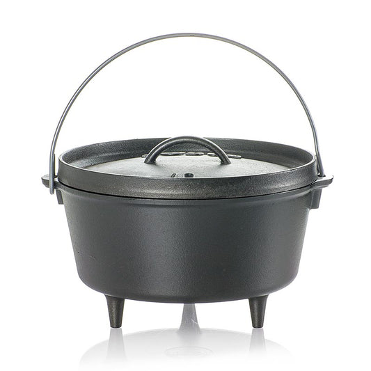 Zubehör - Kochtopf " Lodge Camp Dutch Oven", 3 Füsse, Ø 25 cm, inkl. Deckel, 4,7 L, 1 St