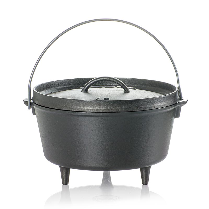 Zubehör - Kochtopf " Lodge Camp Dutch Oven", 3 Füße, Ø 25cm, inkl. Deckel, 4,7 L