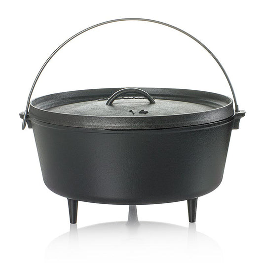 Zubehör - Kochtoopf Lodge "Camp Dutch Oven", 3 Füsse, Ø 35,6 cm, inkl. Deckel, 9,5, 1 St
