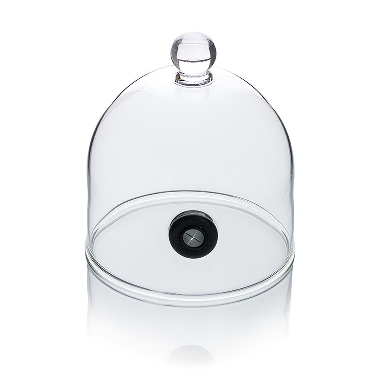 Räucher-Glasglocke Rubi mit Ventil, Ø 9 cm, für Super-Aladin-Profi, 1 St
