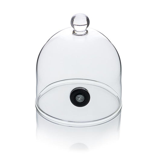 Räucher-Glasglocke Rubi mit Ventil, Ø 9 cm, für Super-Aladin-Profi, 1 St