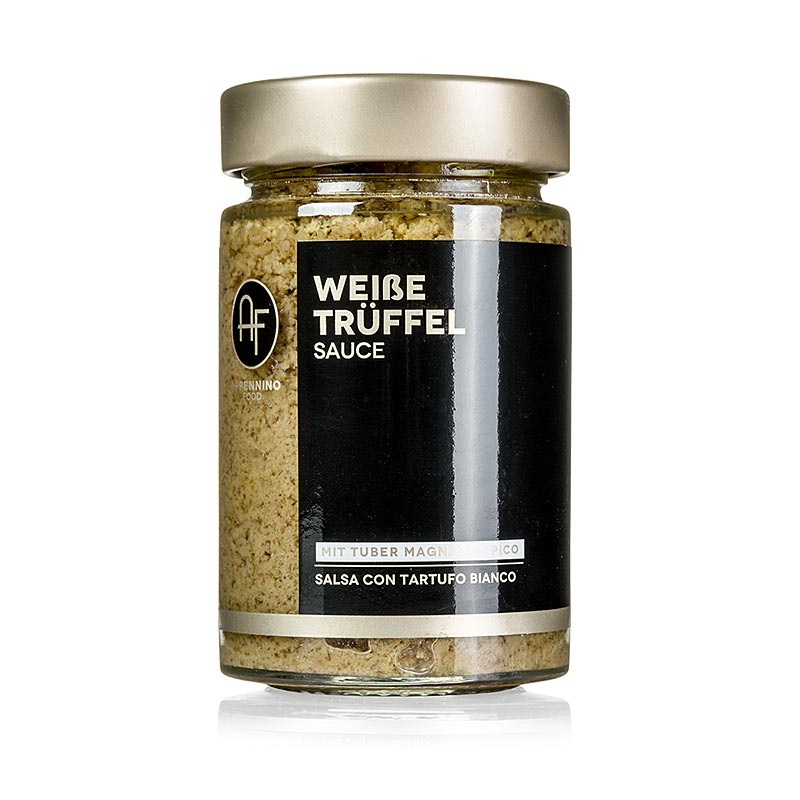 Trüffelsauce (SALSA Tartufata), mit weißen Trüffeln (Tuber magnatum), Appennino,
