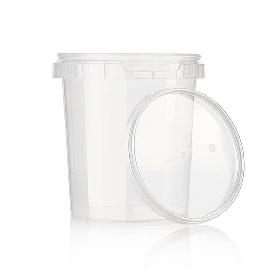 Kunststoffdose "Circlecup", rund, mit Deckel, ø 133x130 mm, 1200 ml, 1 St