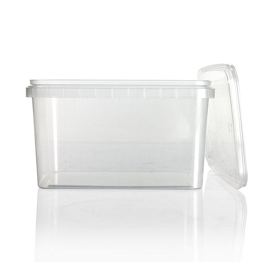 Kunststoffdose "RectAcup", rechteckig, mit Deckel, 191x128x106 mm, 1800 ml, 1 St