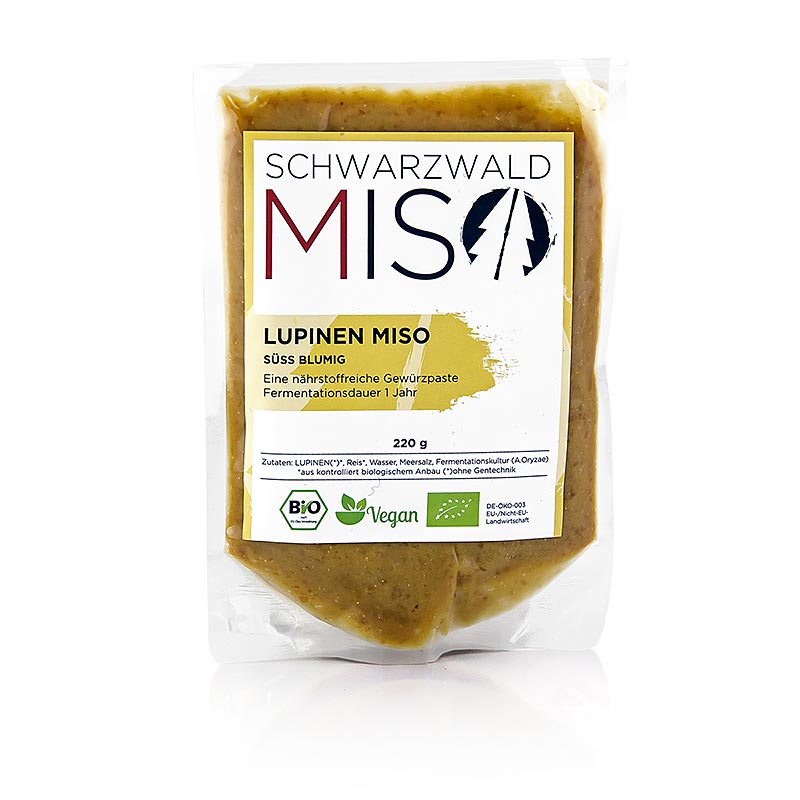 Miso Lupine Paste, süss blumig, Schwarzwald Miso, BIO, 220 g
