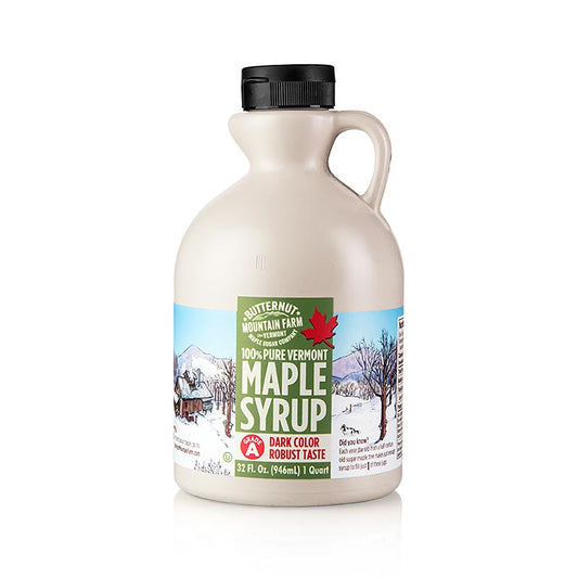 Ahornsirup - Dark Robust, Vermont, 946 ml