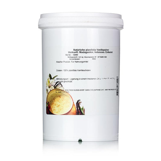 Eurovanille - Planifolia Vanille, gemahlen, aus Madagaskar, 500 g