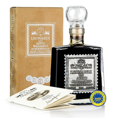 Leonardi - Aceto Balsamico di Modena IGP/g.g.A., Velluto Ocra, 10 Jahre, 250 ml