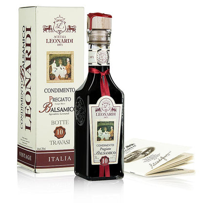 Leonardi - Condiment Balsamico, Pregiato, 10 Jahre, 250 ml