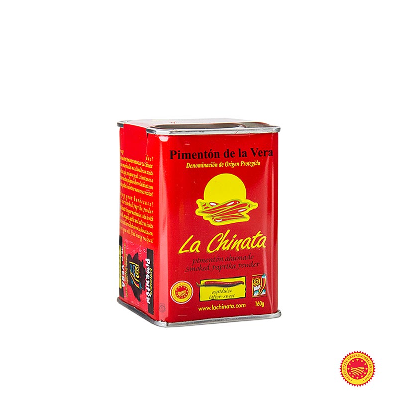 Pimenton de la Vera DOP/g.U., geräuchert, bittersüss, la Chinata, 160 g