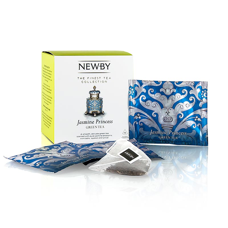 Newby Tea Jasmin Princess, chinesischer grüner Tee, 37,5 g, 15 St