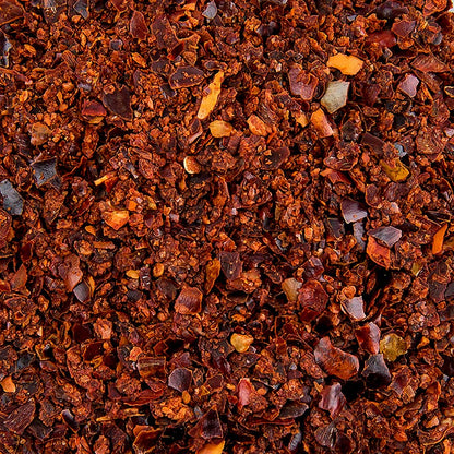 Gewürzgarten Rote Chili Schoten, mild, geschrotet, 2-4mm, 90 g