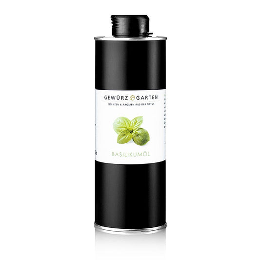 Gewürzgarten Basilikumöl in Rapsöl, 500 ml