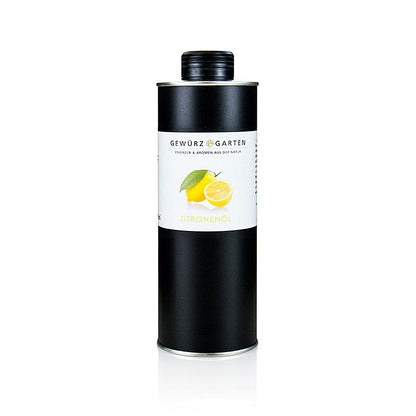 Gewürzgarten Zitronenöl in Rapsöl, 500 ml
