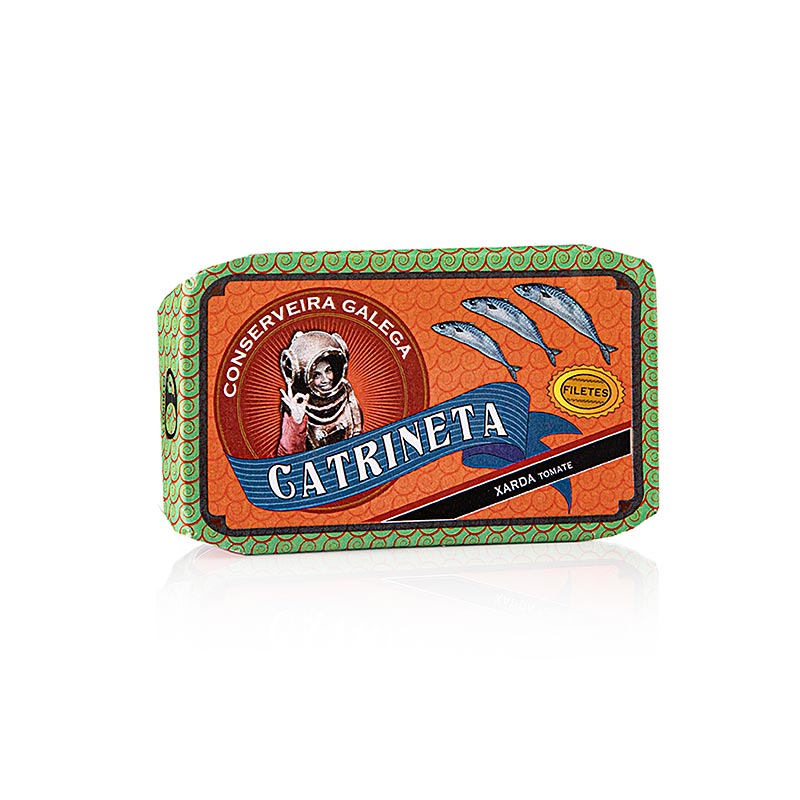 Catrineta - Makrelenfilets (xarda en tomate), ganz, in Tomatensoße, 120 g