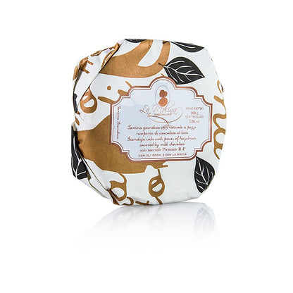 Choco Cake, Vollmilchschokolade und Gianduja und Hasenüssen, Ø11,5cm, La Molina, 200 g