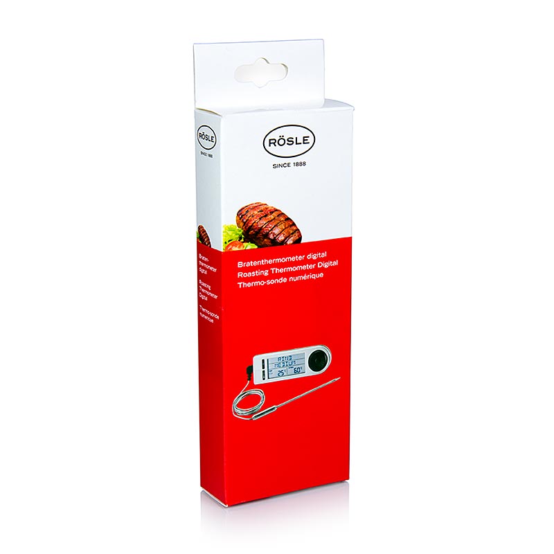 Rösle Bratenthermometer Digital, Edelstahlmessfühler, 14,5 cm, 1 St