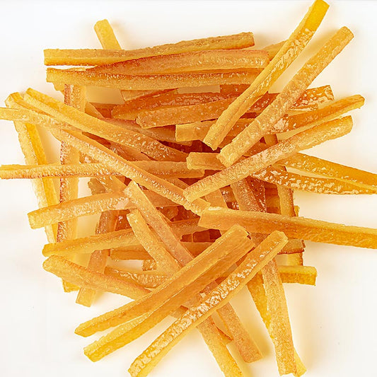 Orangeat, kandierte Orangenschale, in Streifen, Aiguillettes, 1 kg