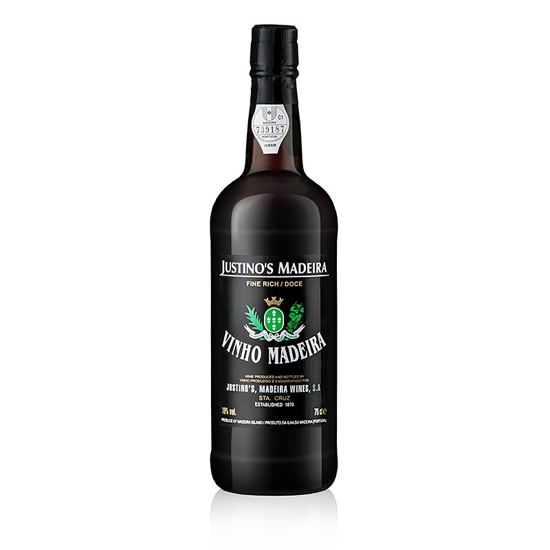 Madeira Fine Rich, süß, 19 % vol., Justino Henriques, 750 ml