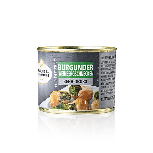 Weinbergschnecken, sehr groß, 2 Dutzend, Francaise de Gastronomie, 200 g