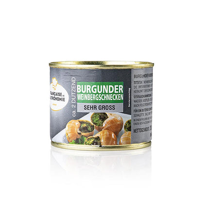 Weinbergschnecken, sehr gross, 2 Dutzend, Francaise de Gastronomie, 200 g
