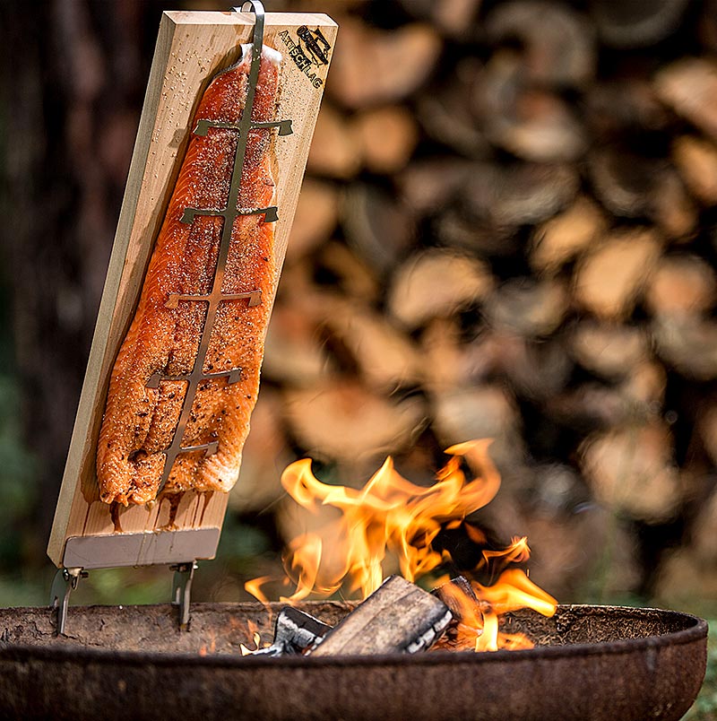 Axtschlag - Grill BBQ - Flammlachsbrett Premium Line, 1 St