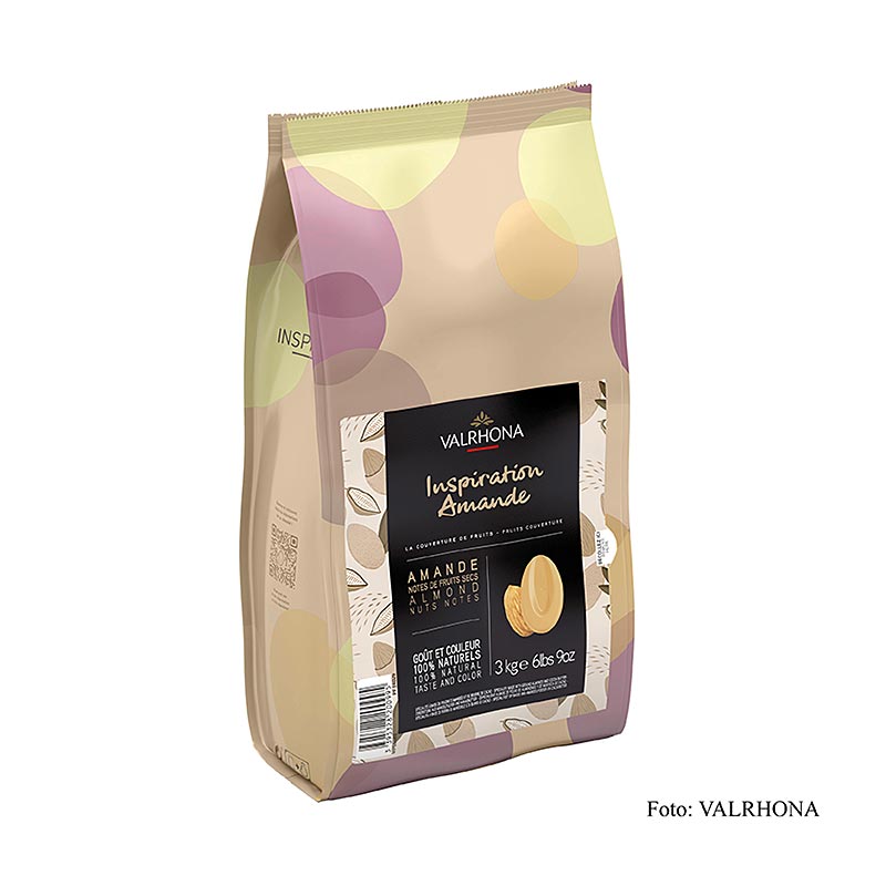Valrhona Inspiration Amande - weiss, Mandelspezialität mit Kakaobutter, 3 kg