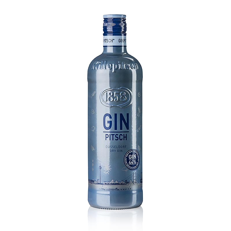 Pitsch Düsseldorf Dry Gin, 44 % vol., Likörfabrik Peter Busch, 700 ml