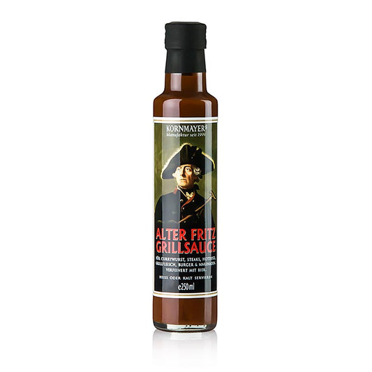 Kornmayer - Alter Fritz Grillsauce, mit Bier, 250 ml