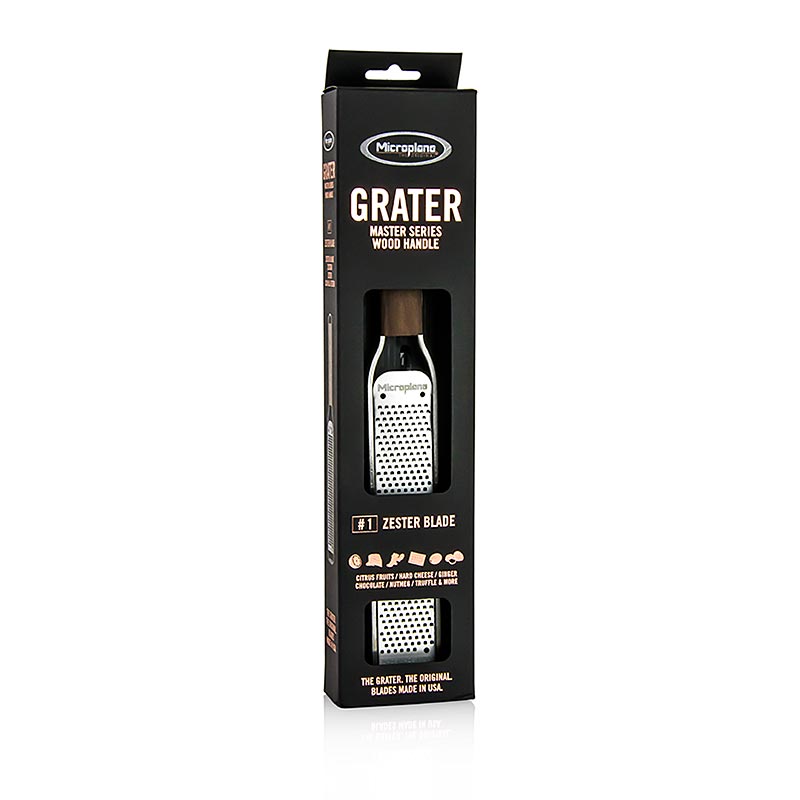 Microplane - Master Serie - Zester, mit Holzgriff, 1 St