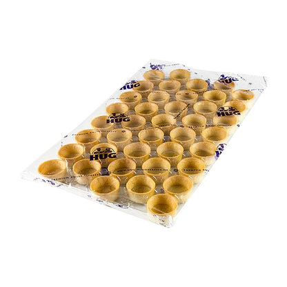 HUG - Mini Dessert-Tartelettes - Filigrano, rund, ø 3,8cm, H 1,8cm, Mürbeteig, 200 St