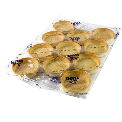 HUG - Dessert-Tartelettes - Filigrano, rund, ø 8,3cm, H 2cm, Mürbeteig, 55 St