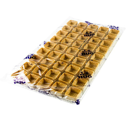 Mini Dessert-Tartelettes - Filigrano, Quadrat, 3,3cm, H 1,8cm, Mürbeteig, 1,48 k