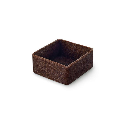 HUG - Dessert-Tartelettes - Filigrano, Quadrat, 3,3cm, H 1,8cm, Schokomürbeteig, 1,485