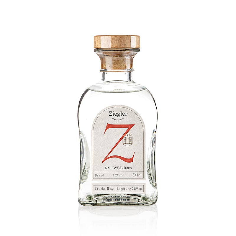 Wildkirsch Nr.1 - Edelbrand, 43% vol., Ziegler, 500 ml
