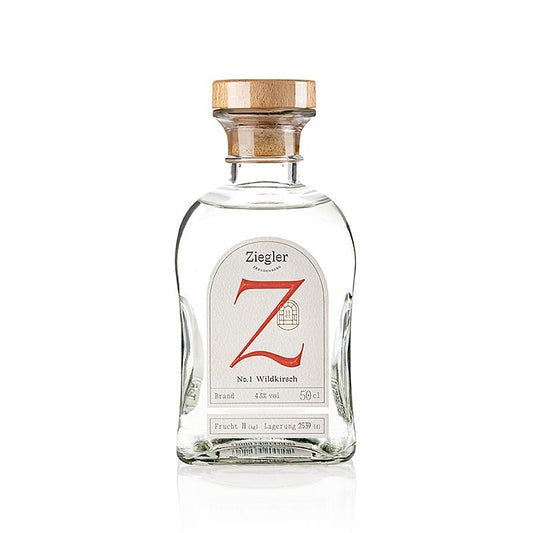 Wildkirsch Nr.1 - Edelbrand, 43% vol., Ziegler, 500 ml