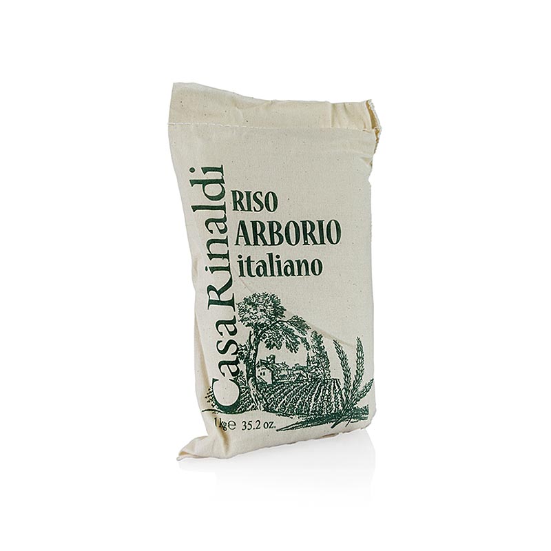 Arborio Superfino, Risotto Reis, im Jutebeutel, Casa Rinaldi, 1 kg