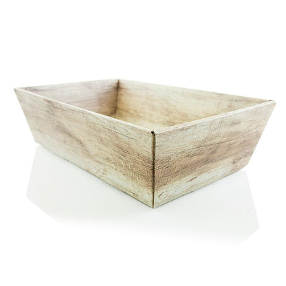 Präsentkorb, 4-eckig, "Wood", -mittel-, 330x190x110mm, 1 St