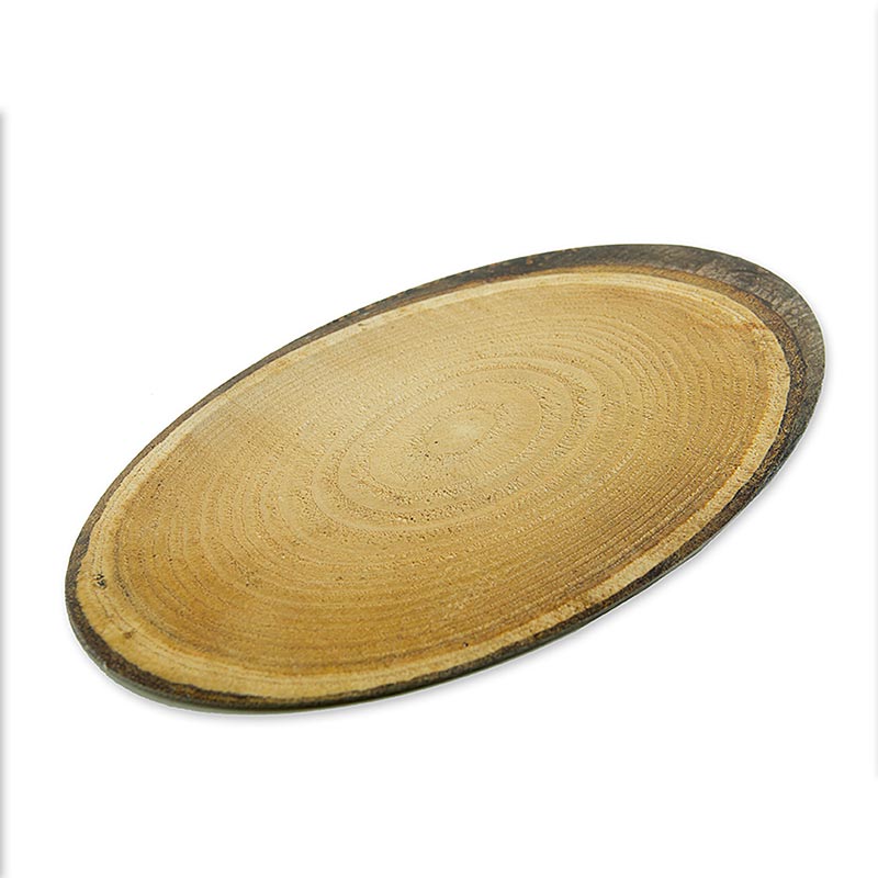 Dekoplatte Baumscheibe aus Pappe -M-, oval, 300x200 mm, 1 St