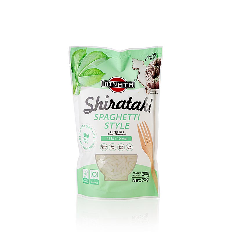 Shirataki Spaghetti Style, aus der Konjak Wurzel, Miyata, 270 g