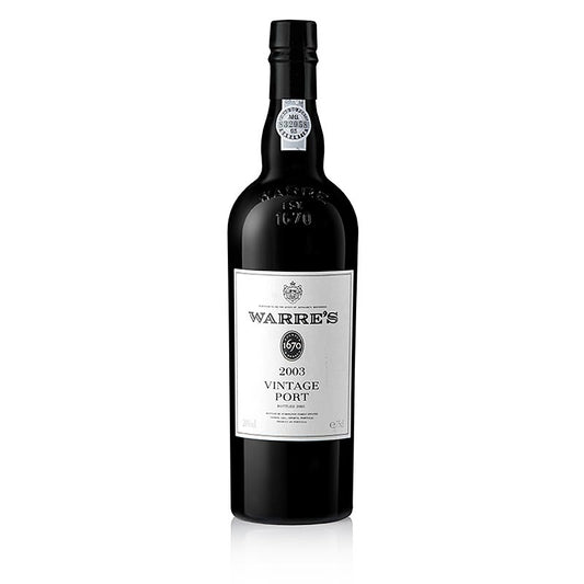 Warre´s 2003 Vintage Portwein, süß, 20 % vol., 93 PP, 750 ml