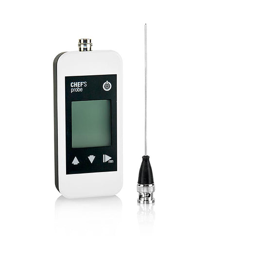 Chef´s Probe Thermometer mit Digitalanzeige, Einstechfühler, 1,5 mm, weiss, 1 St