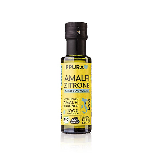 Huilerie Beaujolaise - Natives Olivenöl Extra, Ppura mit frischem Amalfi Zitronensaft, BIO, 100 ml