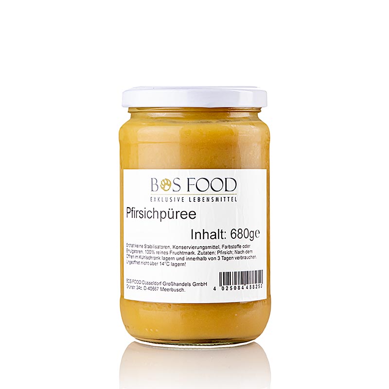 Pfirsich, weiss, fein passiert, 680 g