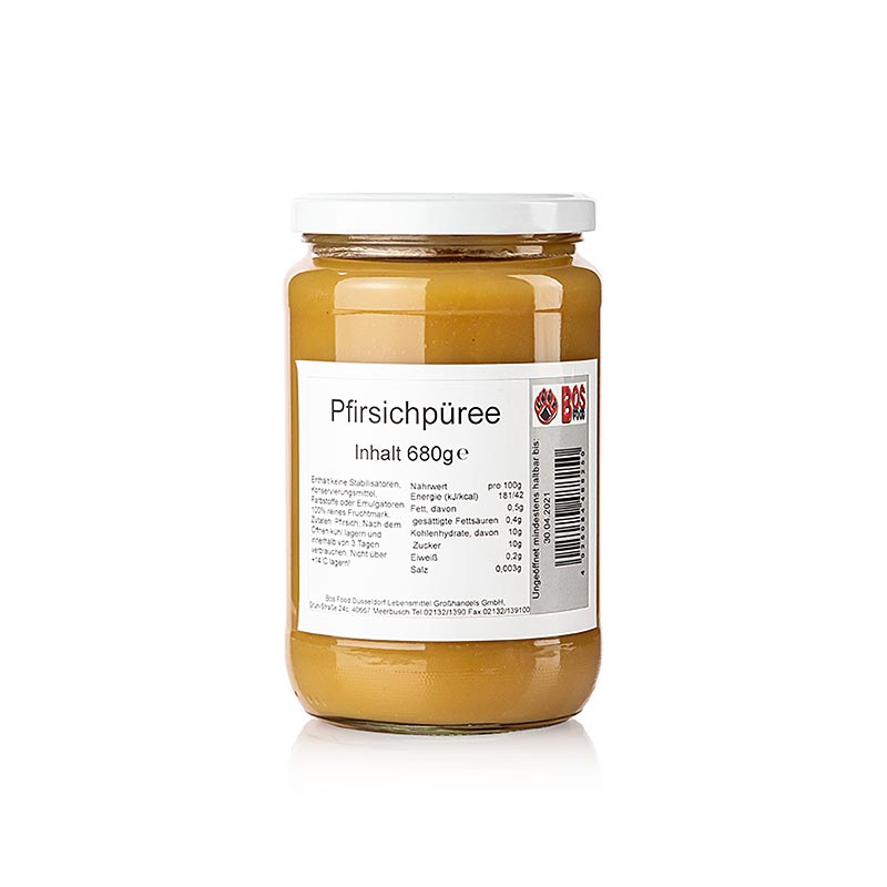 Püree/Mark - Pfirsich, weiß, fein passiert, 680 g