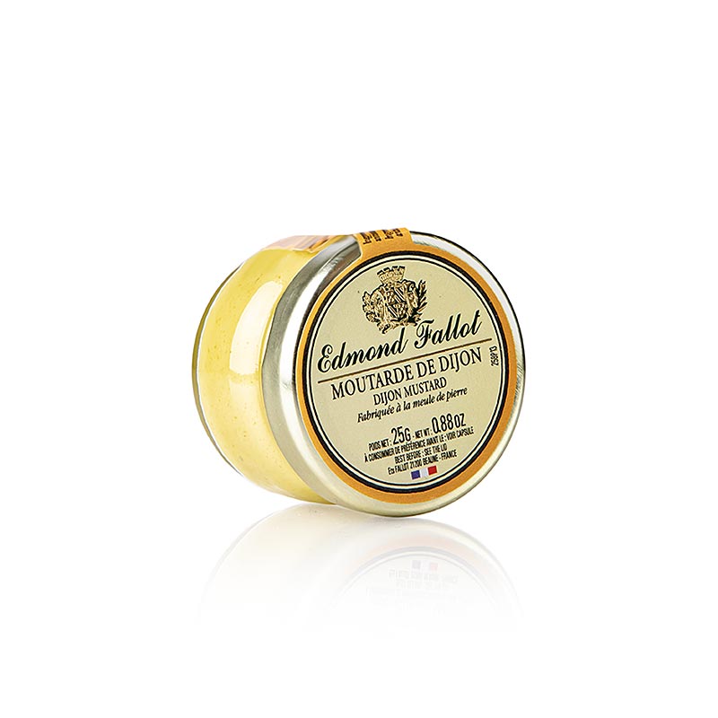 Fallot - Dijon Senf, fein und scharf, Portionsgläser, 25 g