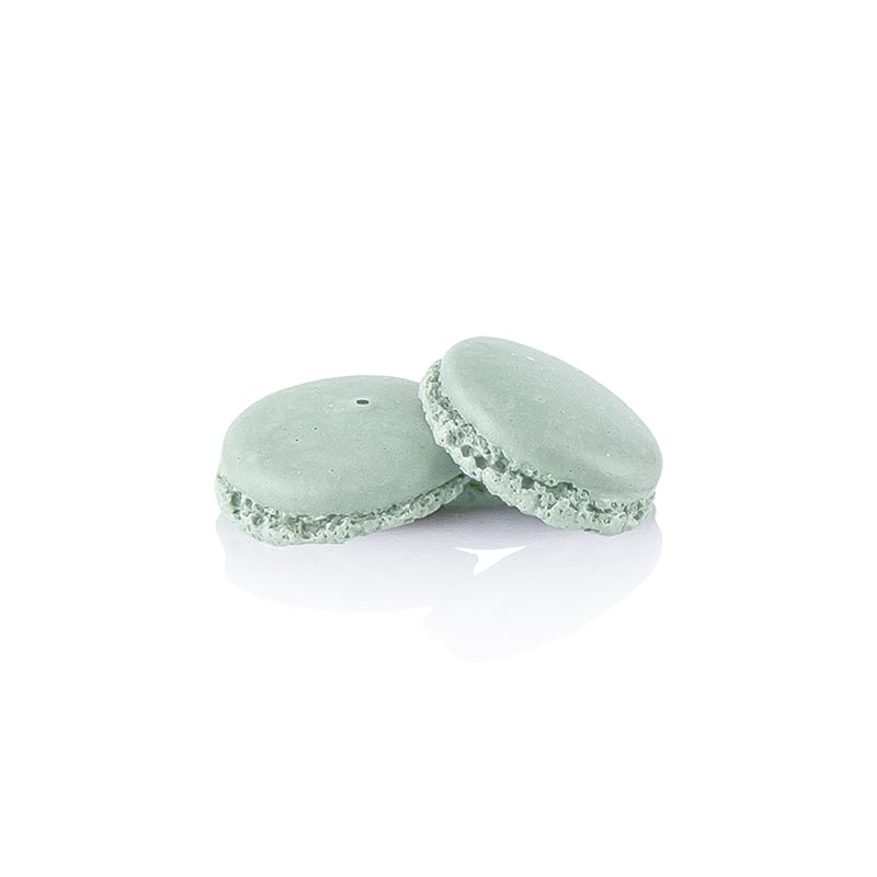 Macarons Grün, Mandel-Baiser Hälften, zum Füllen, ø 3,5 cm, 921 g, 384 St